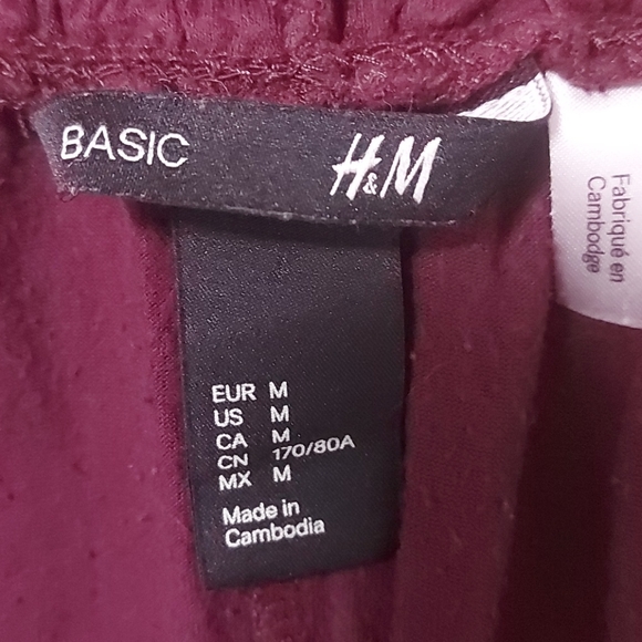 H&M Burgandy Skirt - Picture 7 of 9